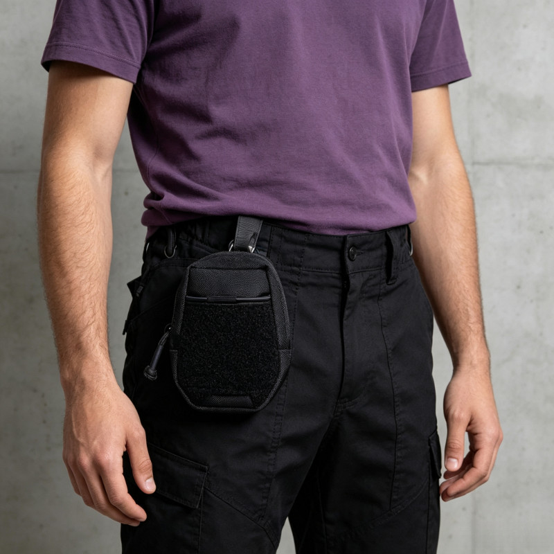 Tactical Utility EDC Pouch Zipper Compact Pocket Organizer Pouches Small Pouch
