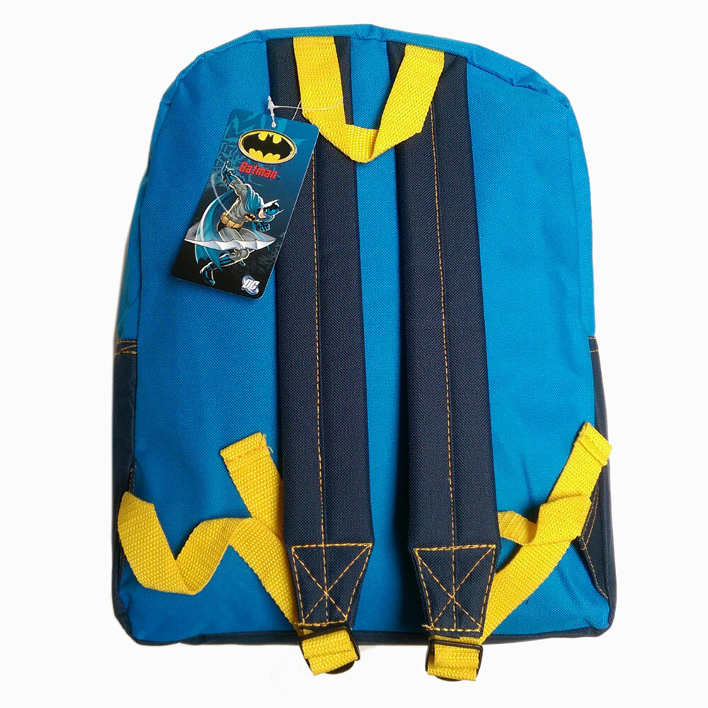 DC COMICS 16″ Large Backpack BATMAN Kids Boys Toy Travel School Gift Book Bag NW