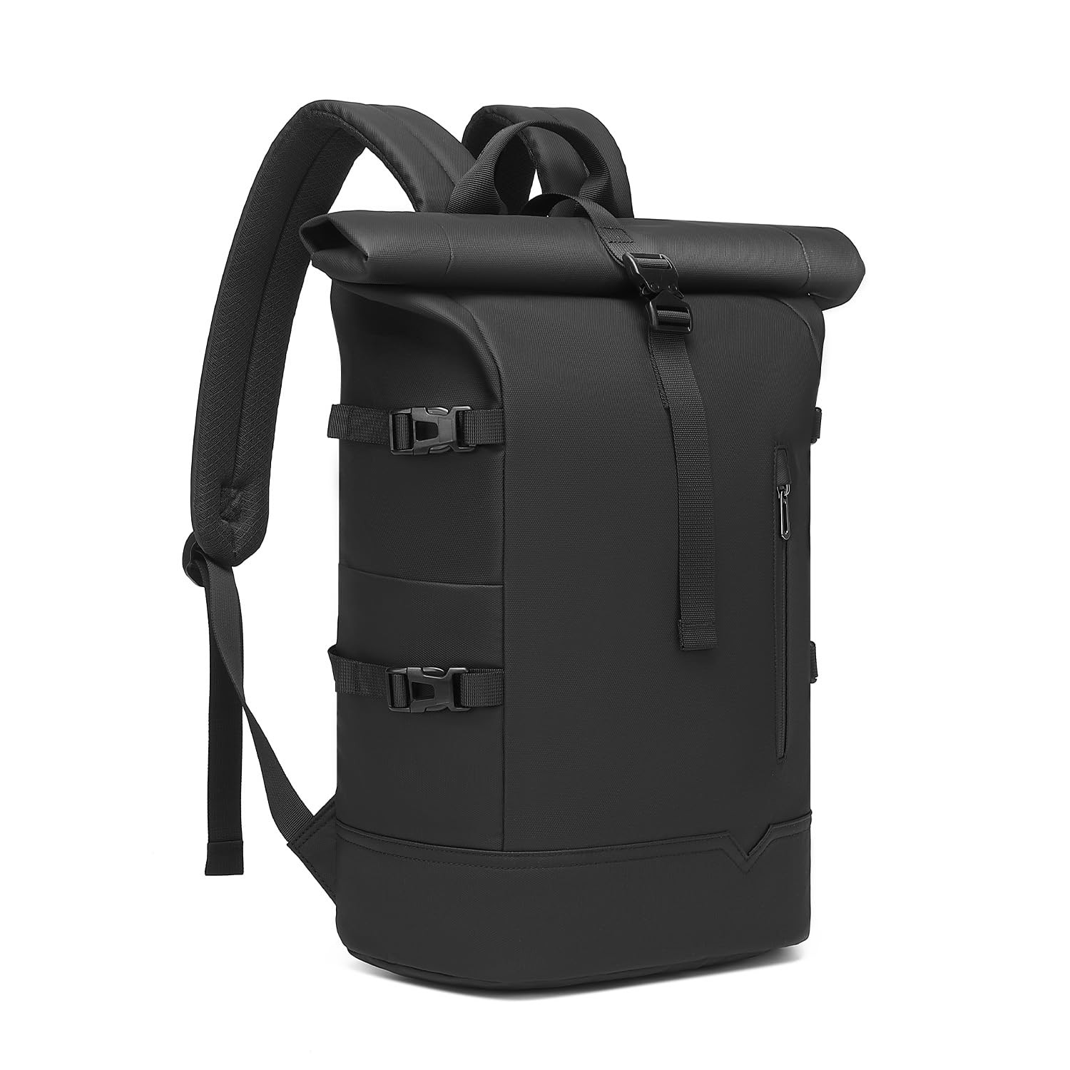 33L Waterproof Rolltop Backpack for 15.6-Inch Laptop, Lightweight Travel Bag