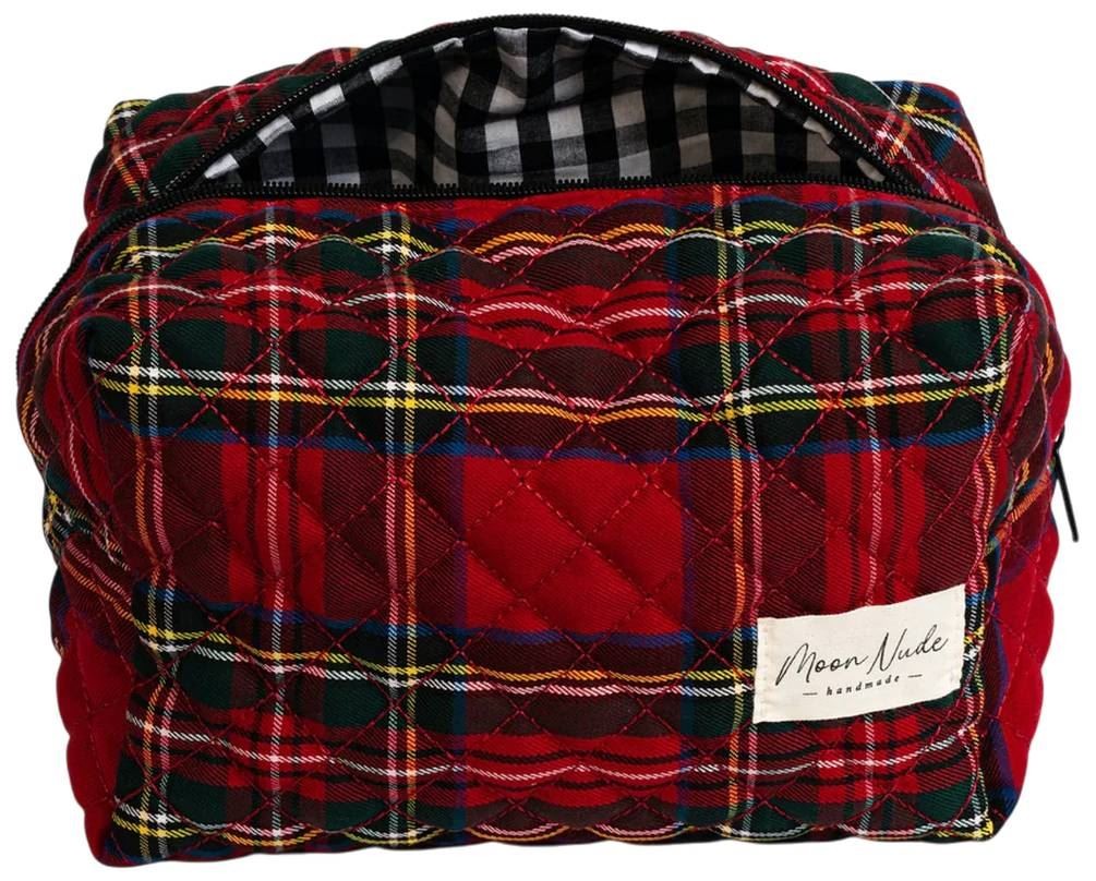 Moon Nude Womens Holly Large Makeup Bag – Red/Black/Yellow
