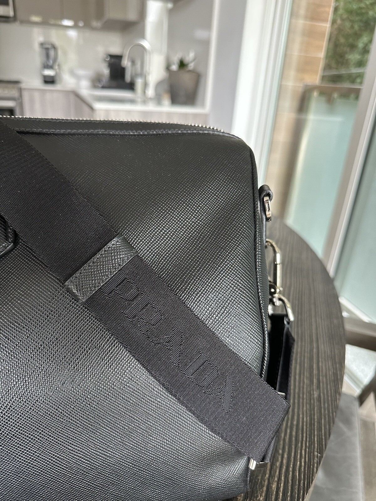 Prada Saffiano Leather Duffle Bag