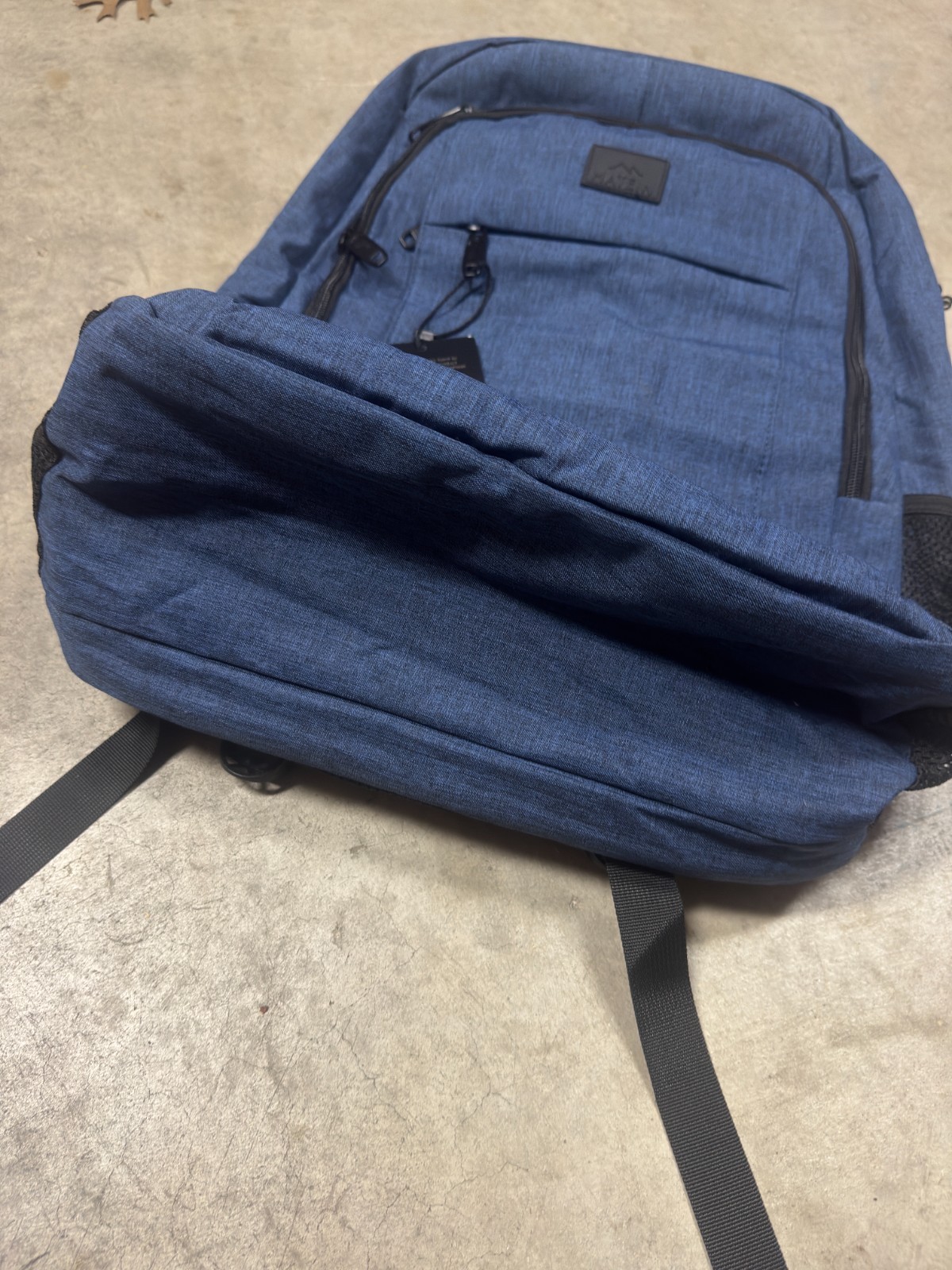 Matein Mlassic Laptop Men Heather Blue USB Charging Hidden Anti-Theft Pocket Bag