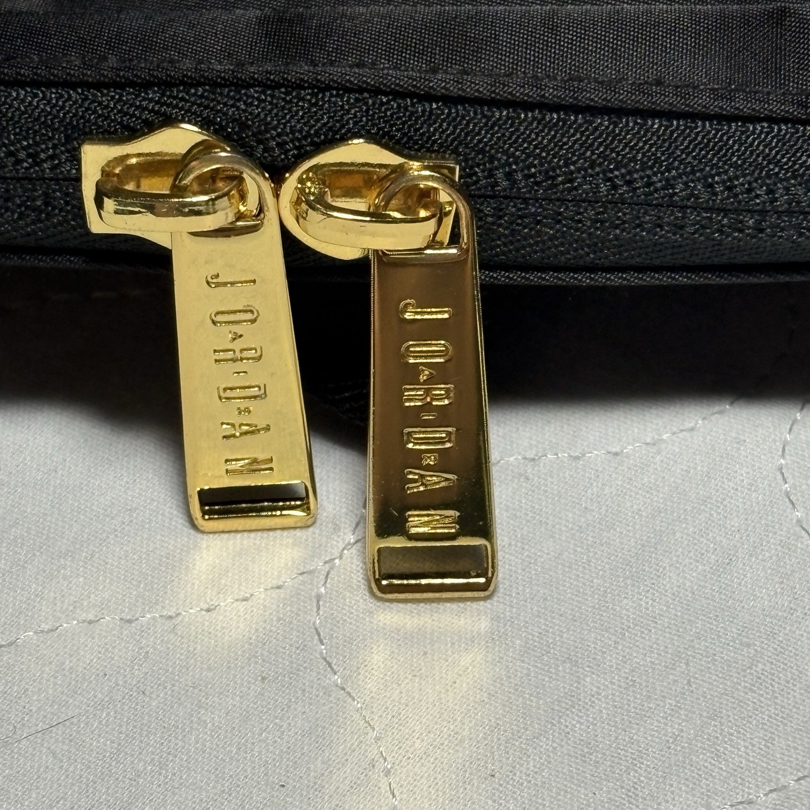 Air Jordan MA-1 Chest Rig Nylon Bag Black & Gold Jumpman Festival Bag Hands Free