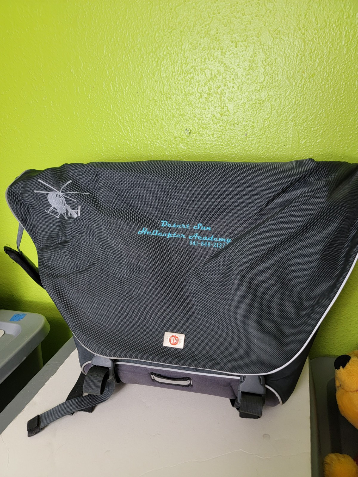 Merrell Large Cross Body Bag Book Laptop Shoulder Helicopter Padded Desert Sun