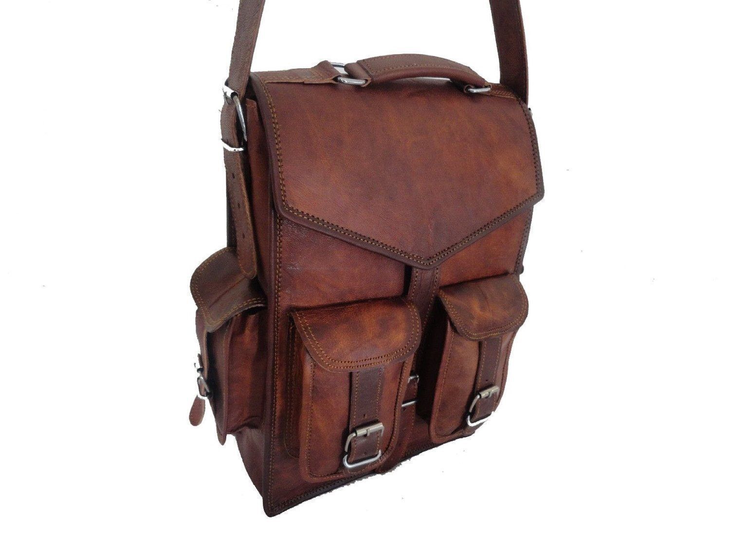 Genuine Men Leather Backpack Bags School Bags Briefcases Laptop Bags JMB