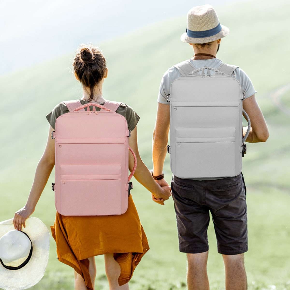 Expandable Carry on Backpack Extra Large Travel Backpack School Laptop Backpack