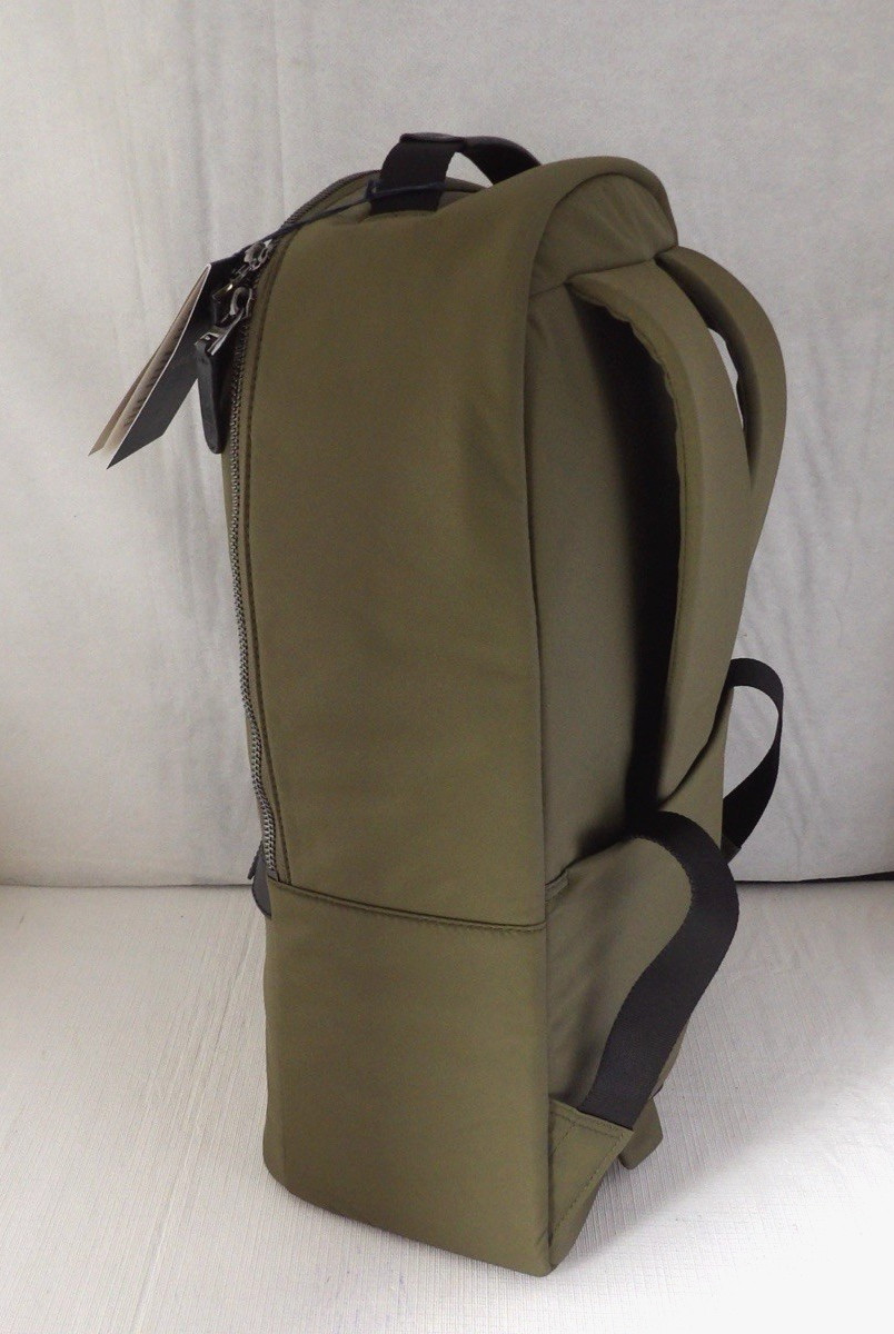 NWT Authentic COLE HAAN F12670 CARSON Olive Night/Black Laptop Backpack Unisex