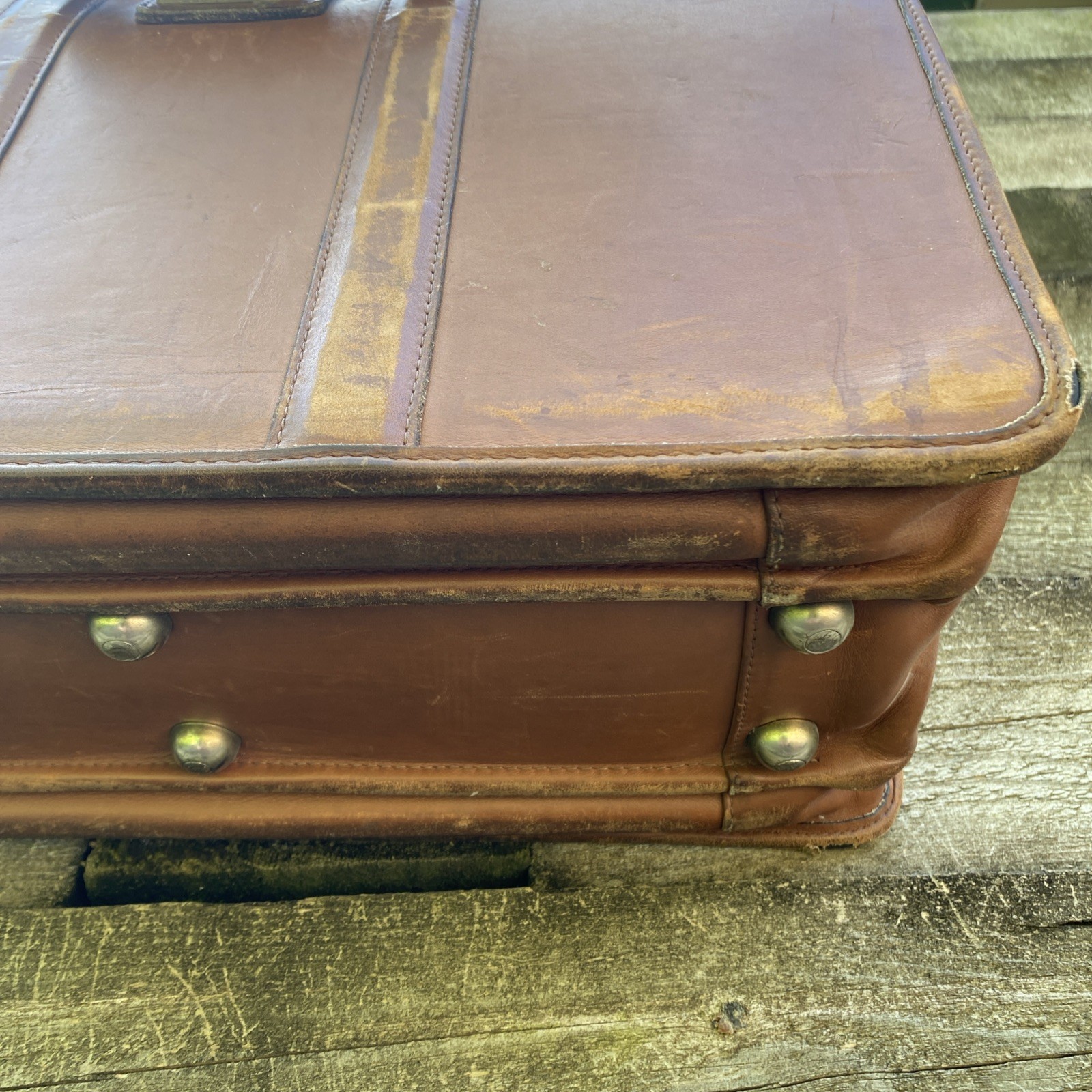 Vintage Coach All Leather Briefcase Style 5420 RARE