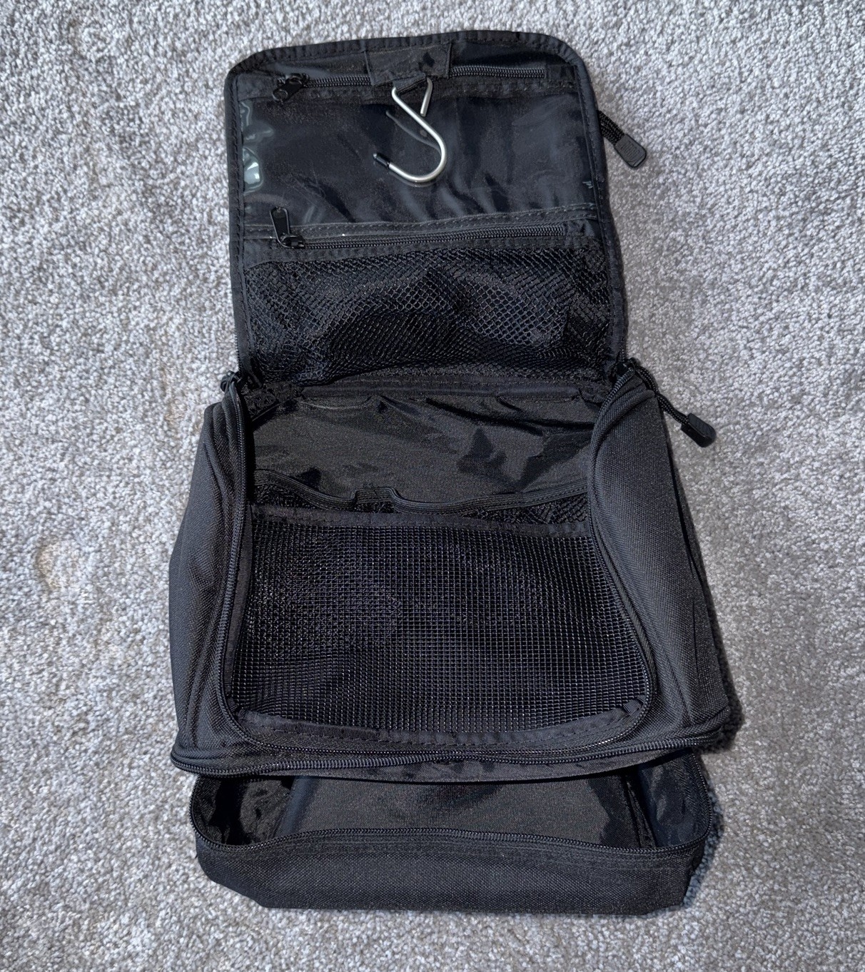 Travel Groomer Bag Grooming Hanging Case Luggage Black Organizer Compact Skor