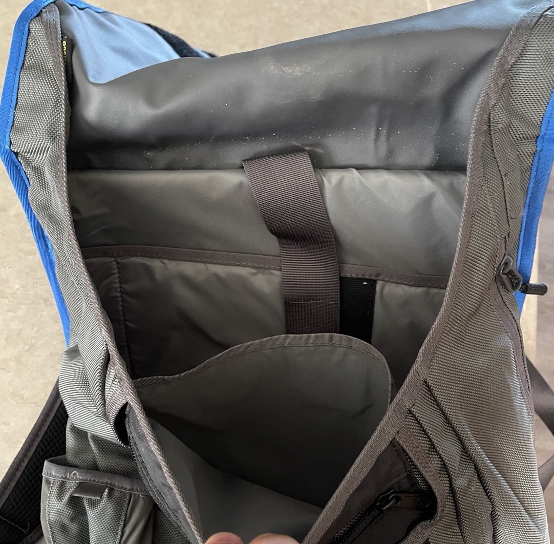 Timbuk2 Swig Backpack Colorblock Gray Teal Red Made In San Fransisco