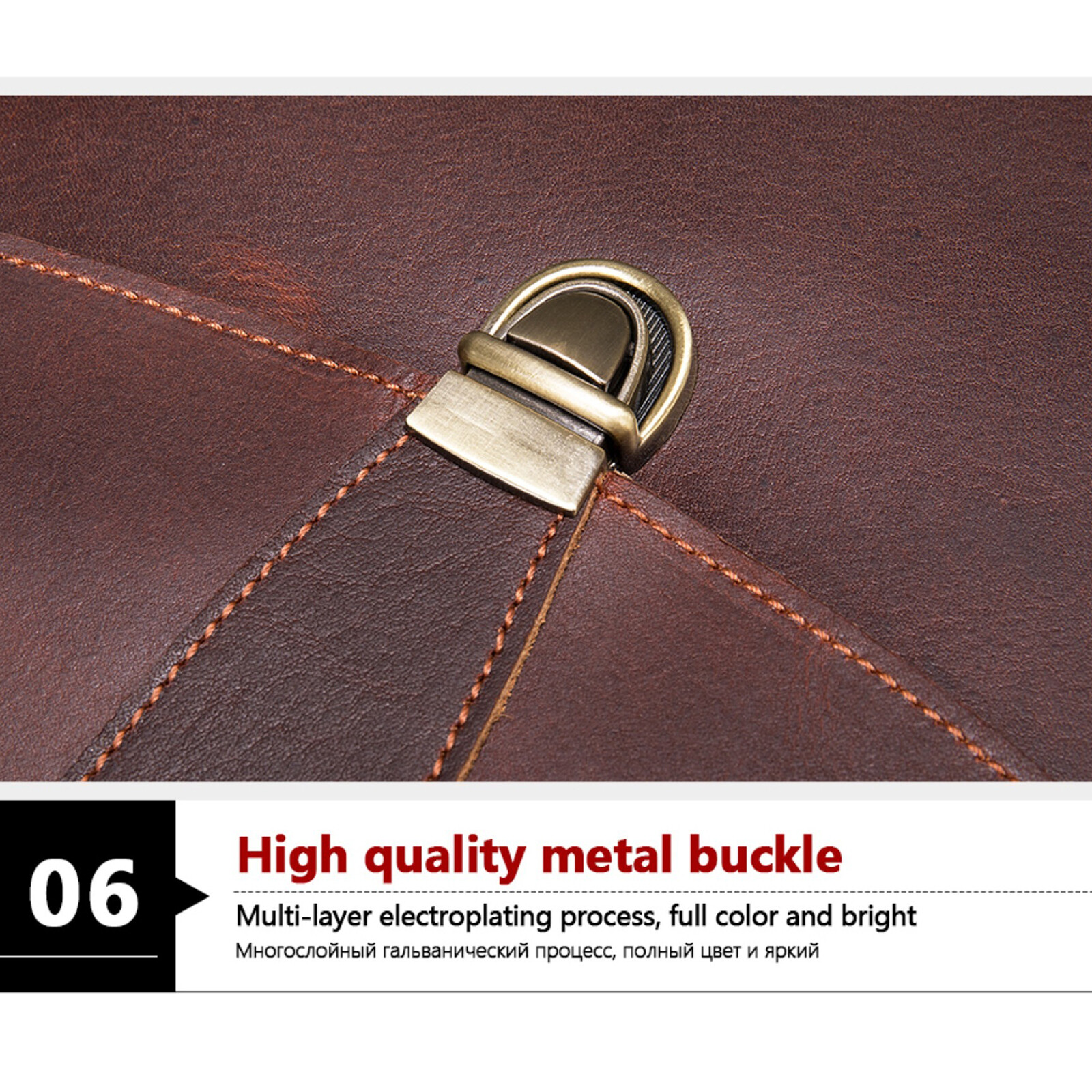 Men’s Leather Clutch Bag with Wrist Strap Business Travel Pouch Workwear Bags Sz