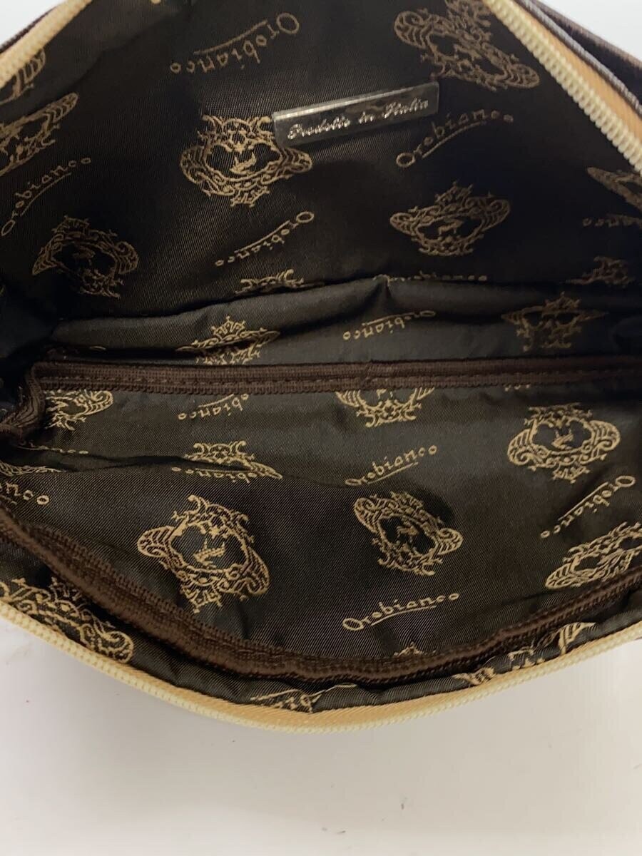Orobianco Waist Bag Brown, Solid Color