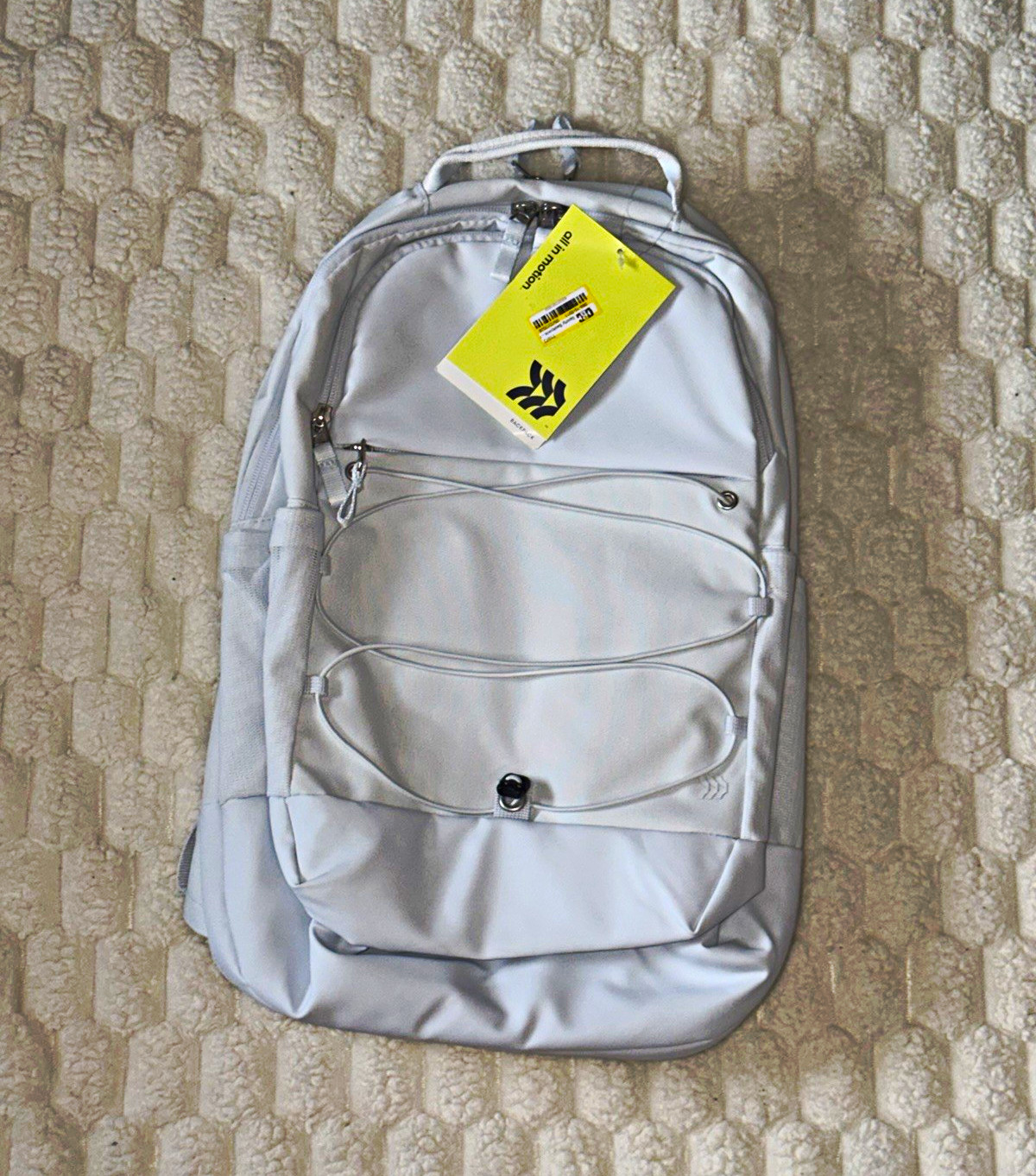 All in Motion light blue Backpack Zip Closure Adjustable Straps Pockets Travel