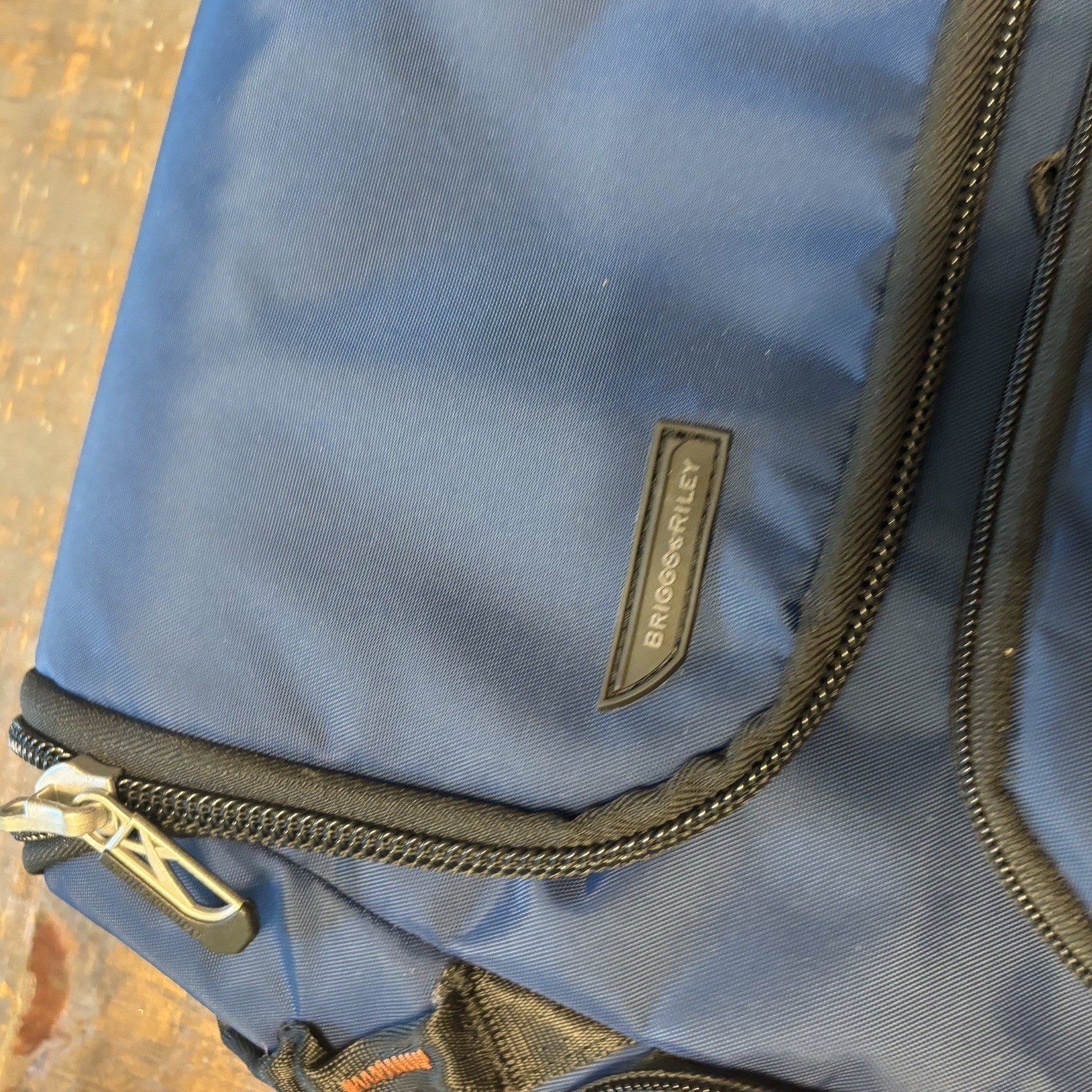 Briggs & Riley BRX Excursion Backpack Blue Travel Work Commuter Bag BP240-44