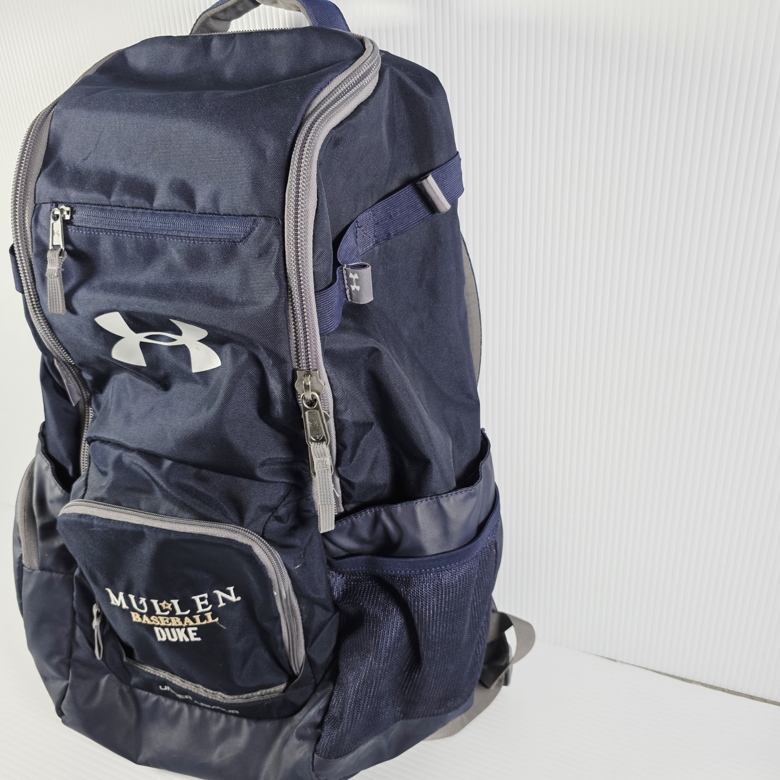 Under Armour Charged Royal Blue/Gray Backpack Mullen Basketball – Very Good