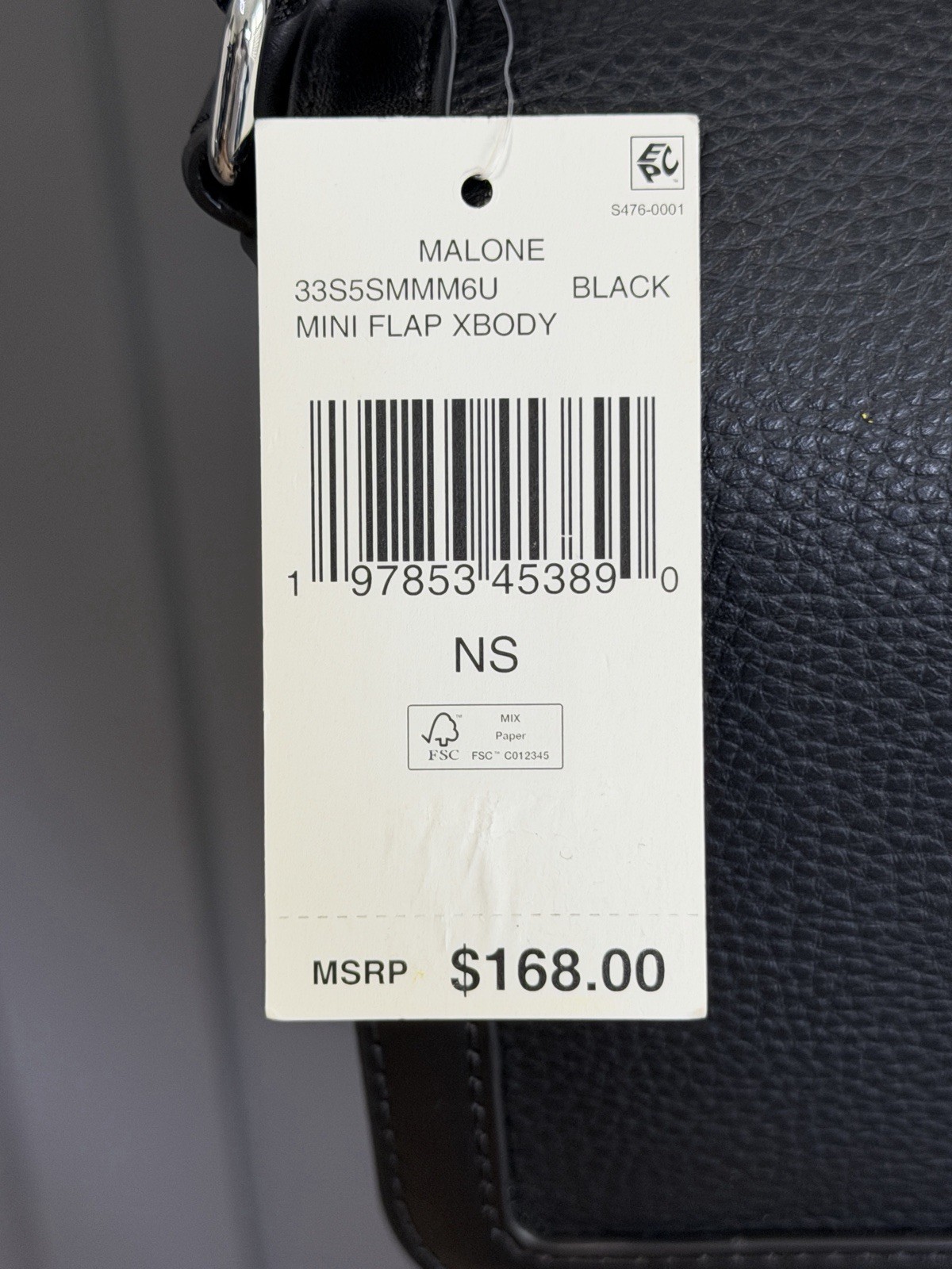 Michael Kors Black Crossbody Bag Magnetic Closure Inner Pockets Solid, $168 MSRP