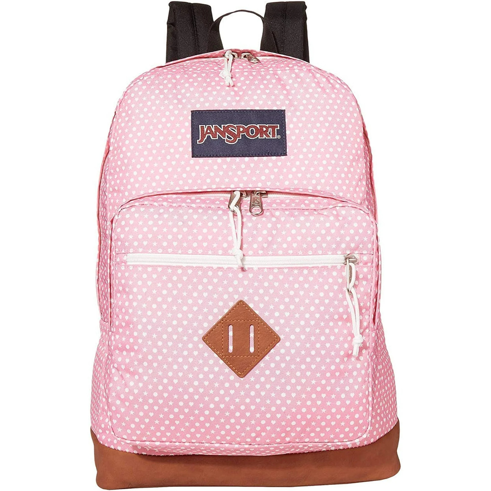 JanSport City View Backpack – Prism Pink Icons