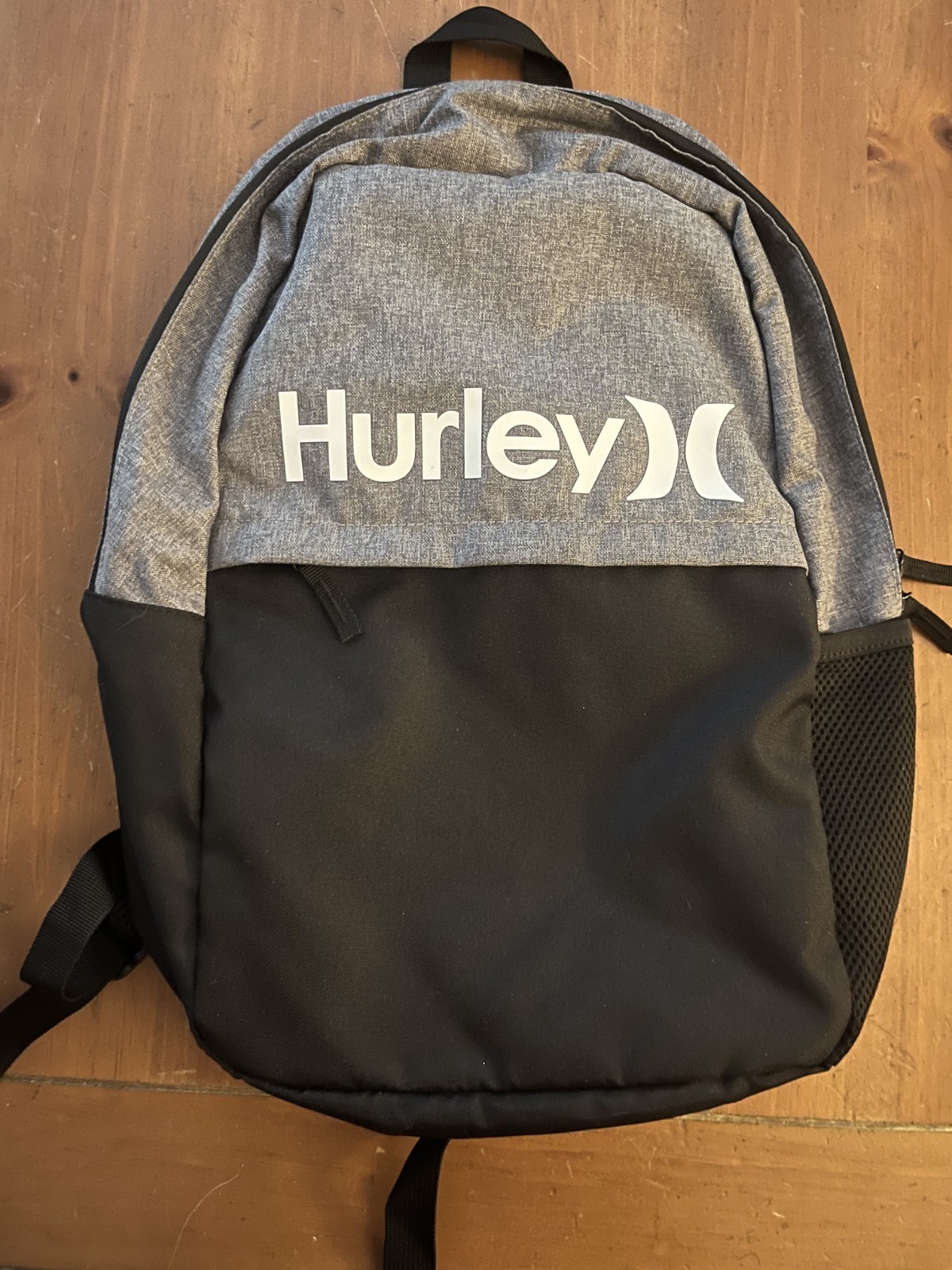 Hurley One and Only Backpack Grey Heather and Clack NWOT