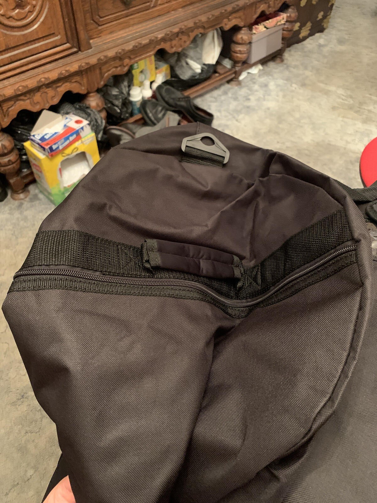 Built To Last Lifetime Outdoor Large Black Duffle Bag and Case 35 X 17 Packable