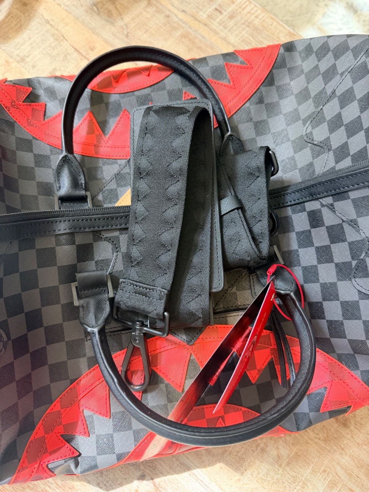 Sprayground Evil Genius Triple Decker Duffle Bag Limited Edition New w Tags