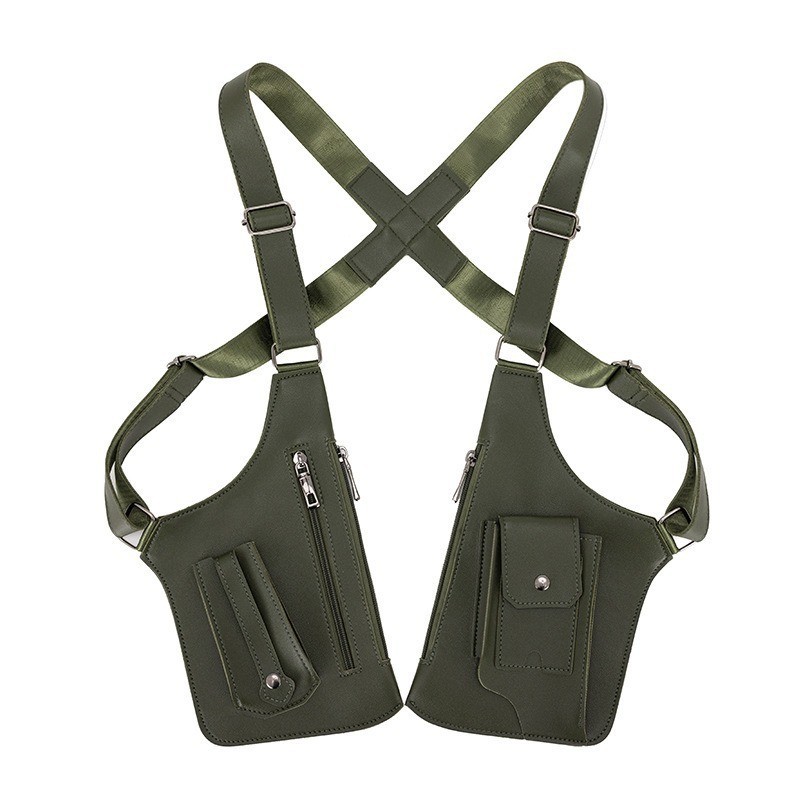 Shoulder Bag, Premium Leather Adjustable Underarm Shoulder Bag for Men