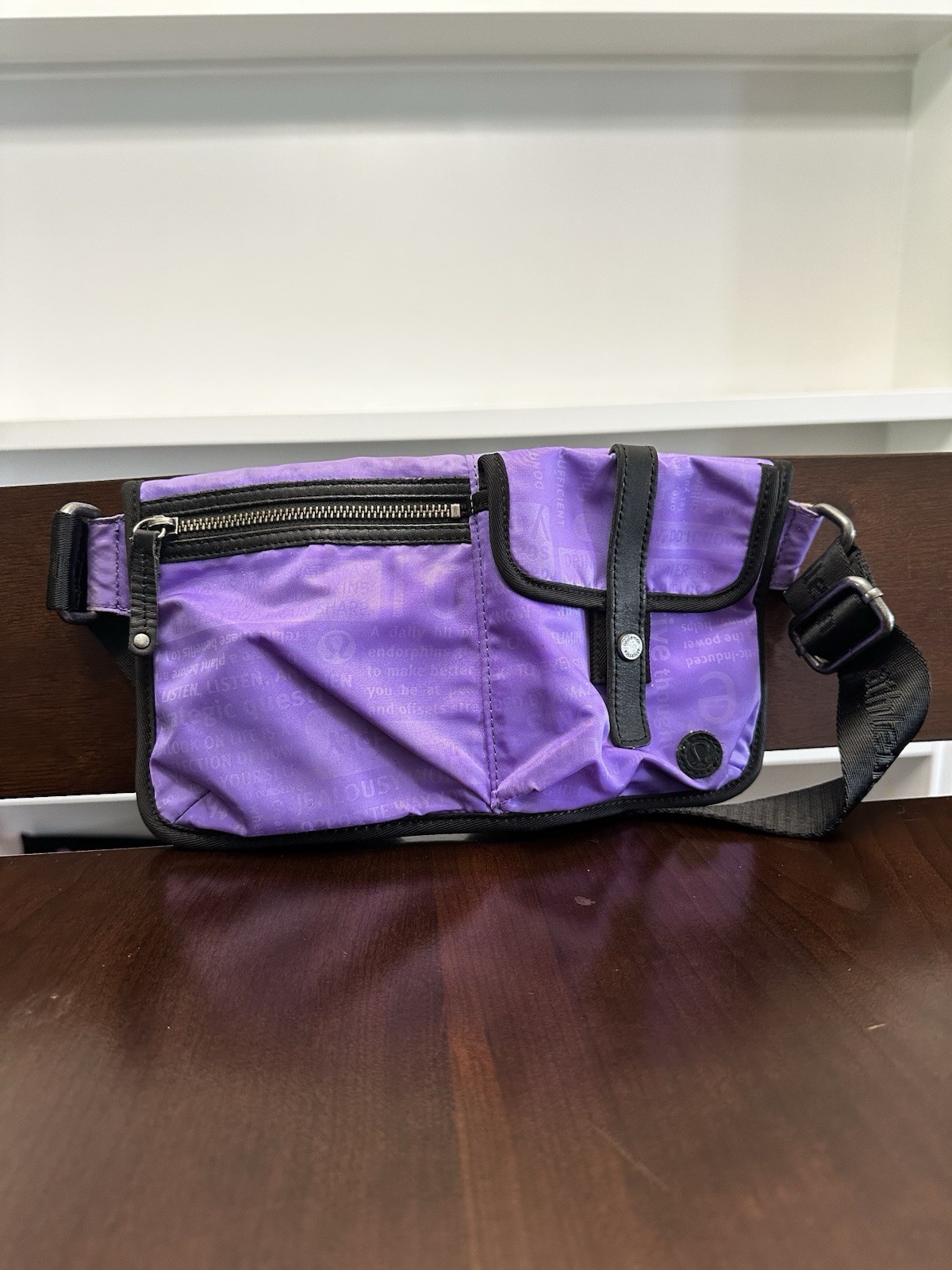 Lululemon Purple Belt Bag Fanny Pack dog walking pooch