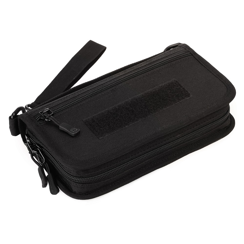 Tactical Molle Handbag Men 6inch Phone Passport Travel Wallet Hiking Nylon Purse