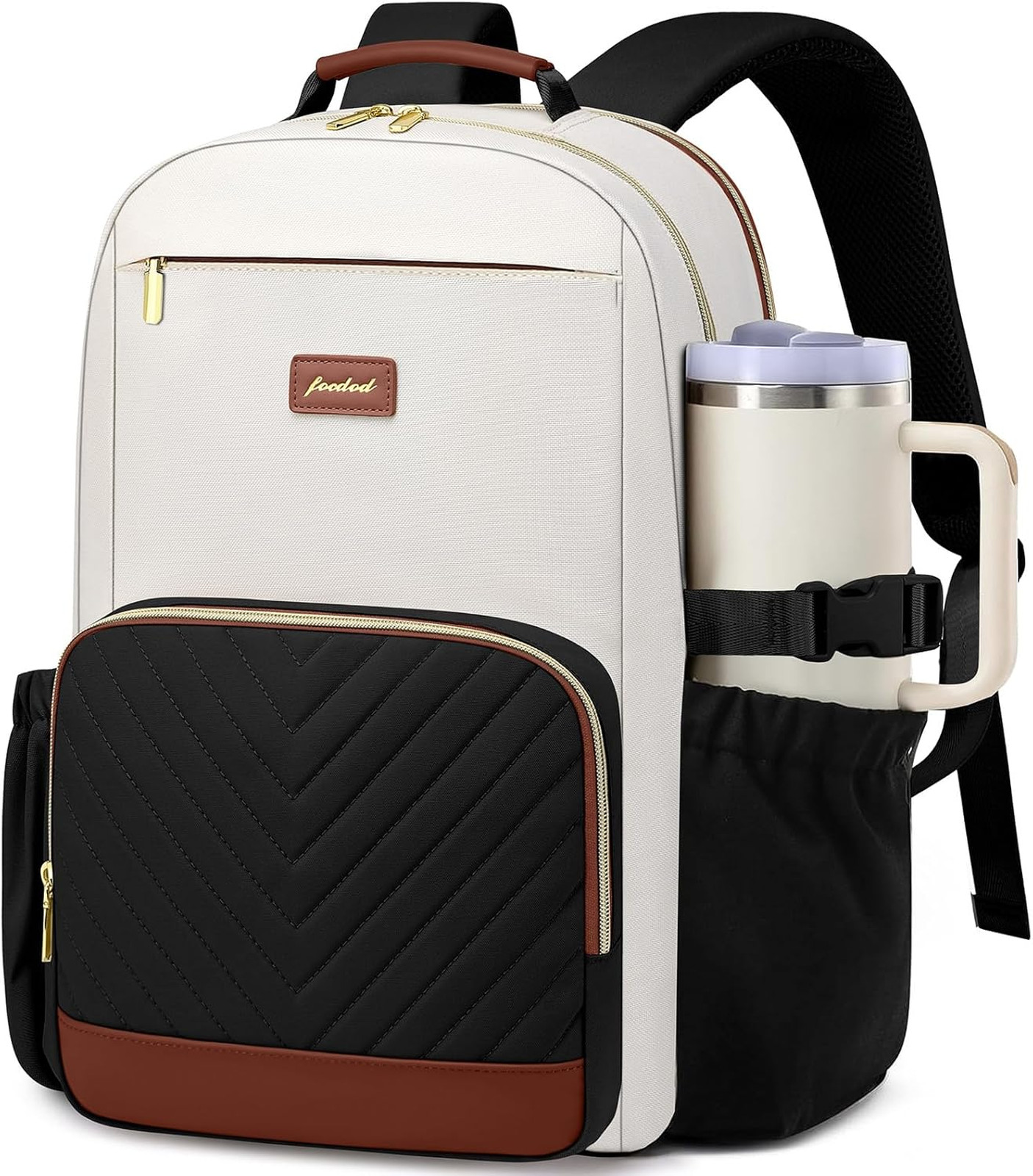 Laptop Backpack for Women Bookbag: 15.6 inch Work School Backpacks with Pouch