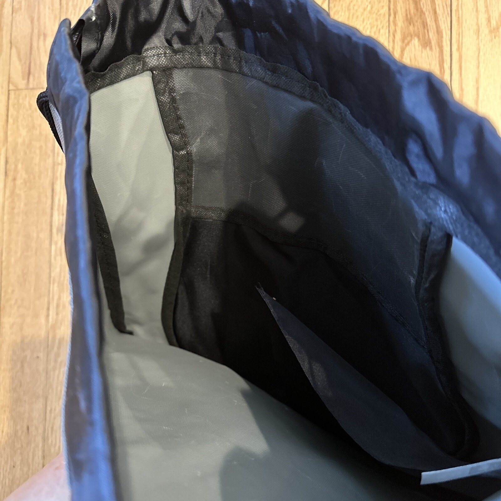 Ernst & Young EY drawstring backpack zip pocket gray black logo Leeds Brand NEW