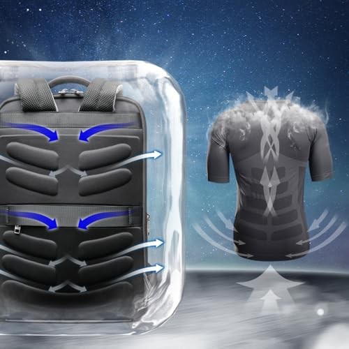 Super Slim Laptop Backpack Men Anti Theft Waterproof 15 inch Black1-15 Inch