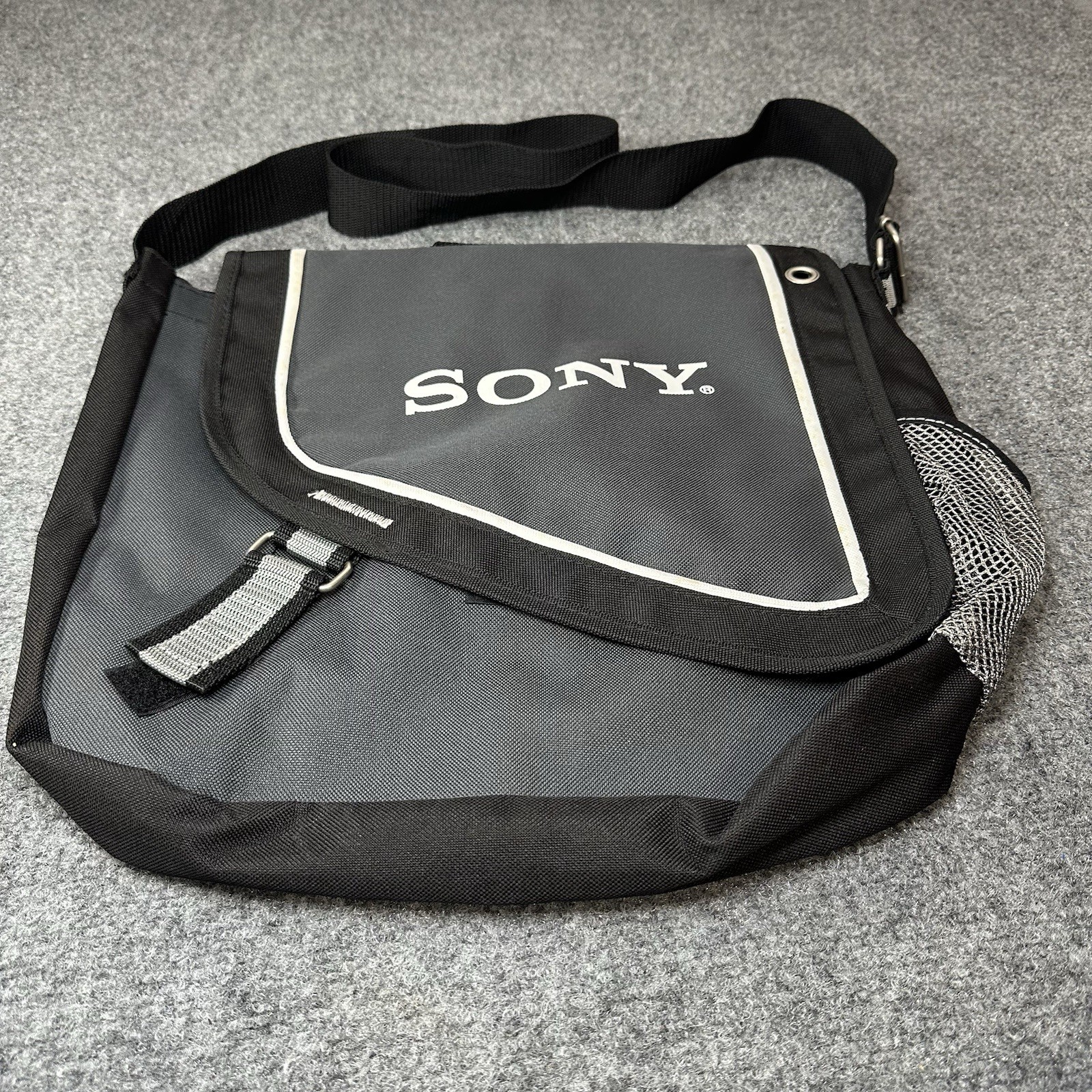 Vintage Sony x Atchison By BIC Camera Bag Over The Shoulder Strap 12” Big Logo