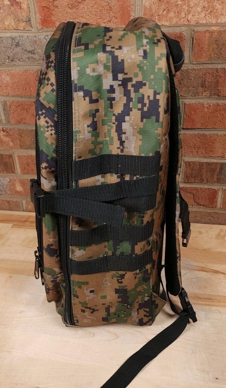 Vanguard Marine Corps Molle Backpack Digital Woodland Travel Bag