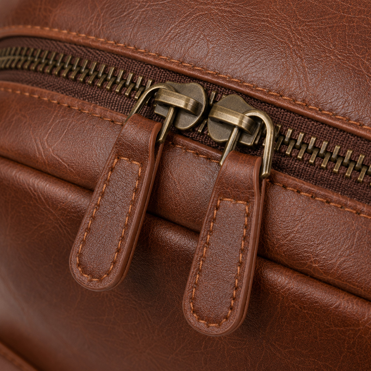 Genuine Leather Backpack Vintage Brown Laptop Travel School Business Unisex