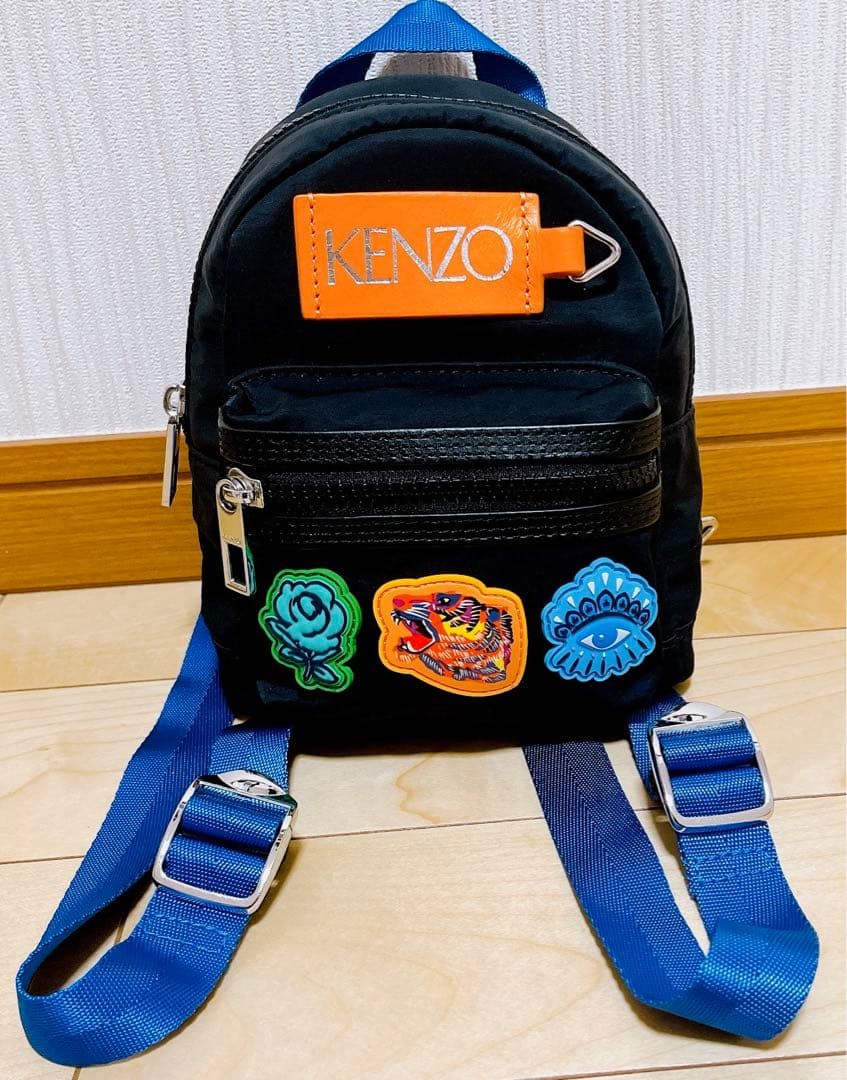 Kenzo Bts Icon Badges Mini Backpack Limited Edition Men’s bags, stylish, popular