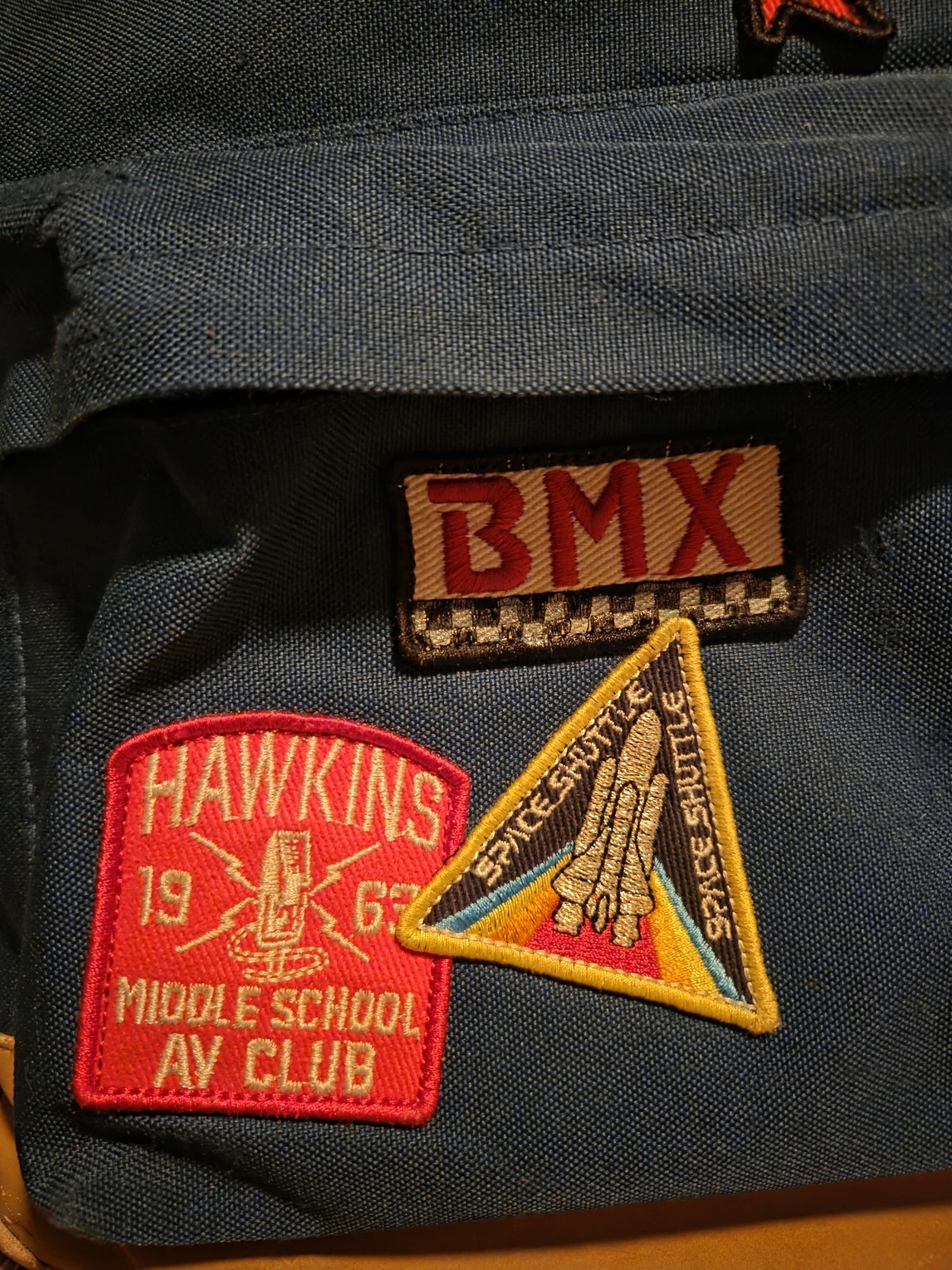 Stranger Things Backpack Netflix Season 1 BMX Limited School Bag Rare see photo