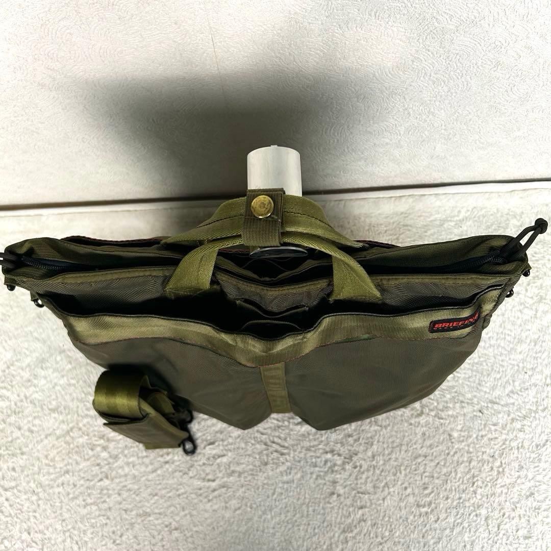 BRIEFING USA Made 2WAY Helmet Bag Ranger Green Ballistic Nylon Military Style
