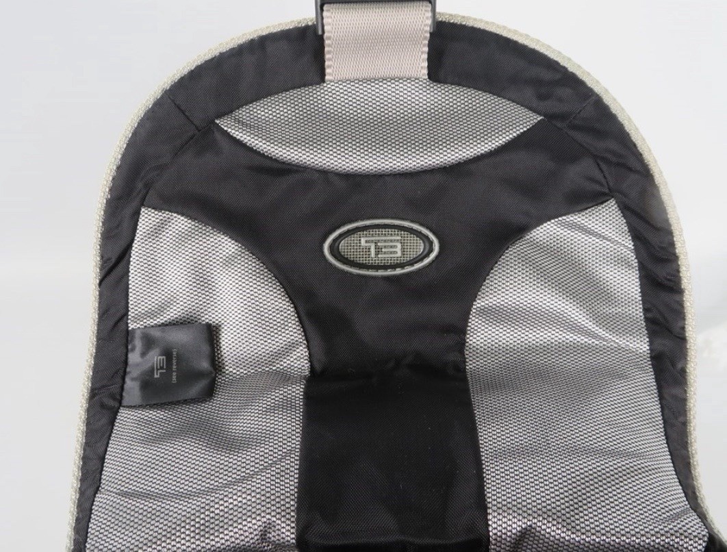 Tumi T3 Computer Laptop Silver Gray Backpack 6480ALU