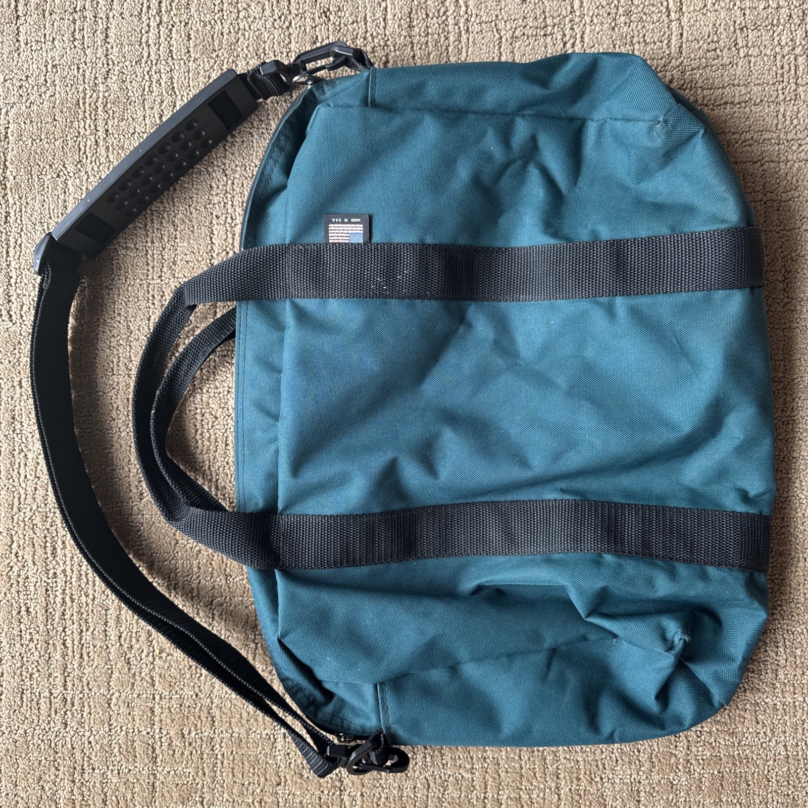 Forest Green, Water resistant, Laptop Bag W/ Carry Handle & Shoulder Strap