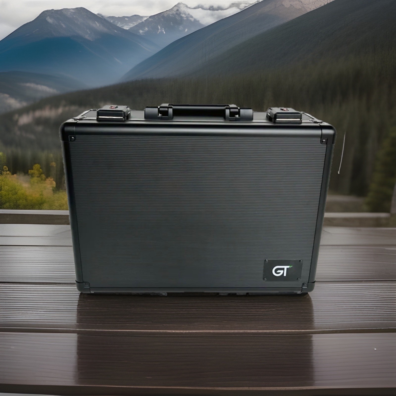 Aluminum Briefcase with Combination Locks Offered In Charcoal And Carbon Fiber