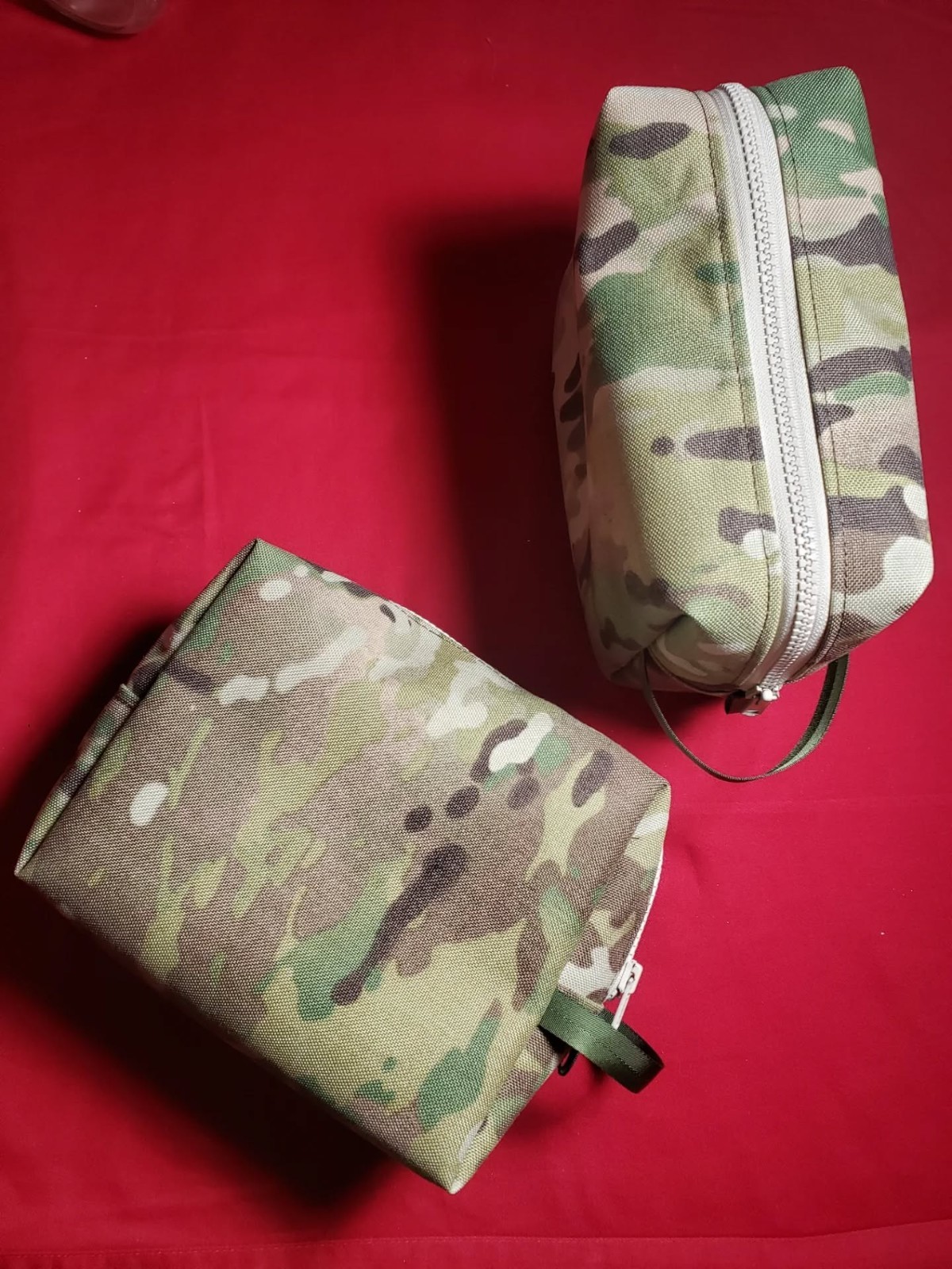 OCP / MULTICAM Military Style DOPP KIT / Zipper Ditty Bag, Travel Toiletry Bag