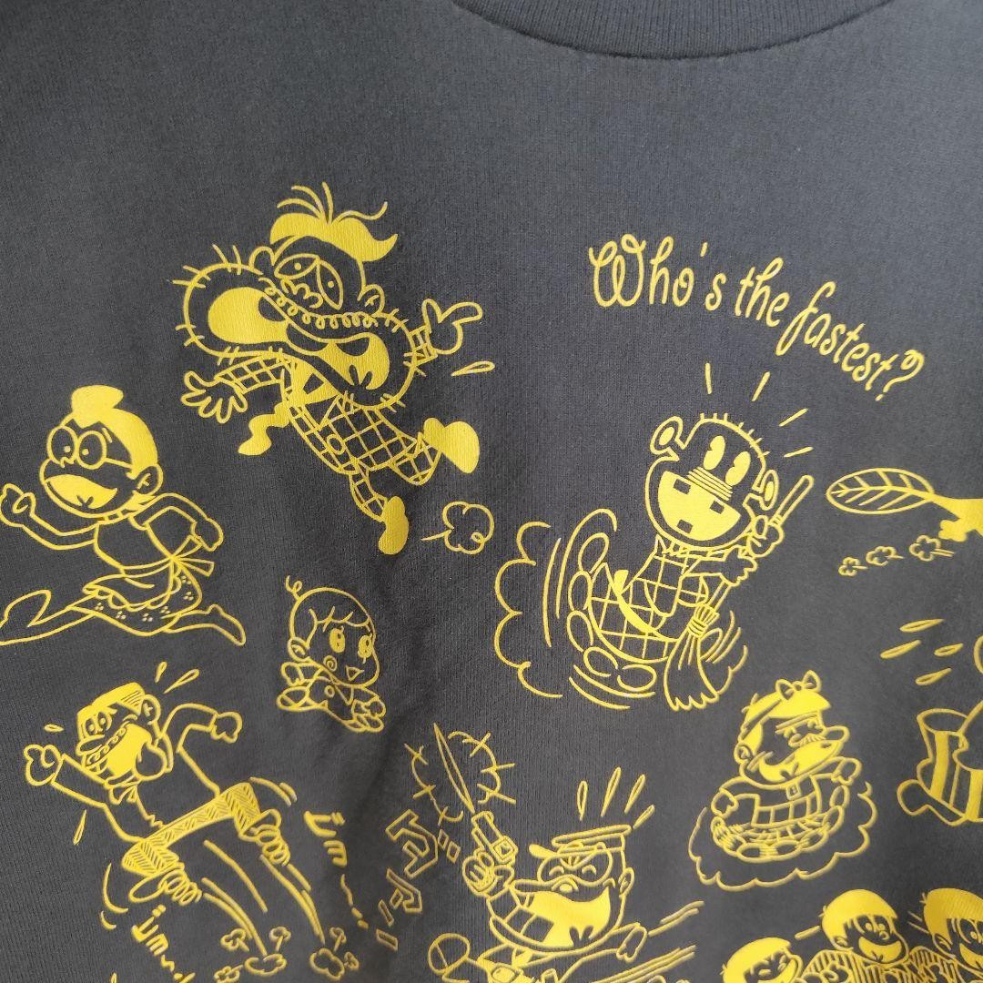 UNIQLO UT Character Print 3/4 Sleeve T-Shirt Dark Gray S
