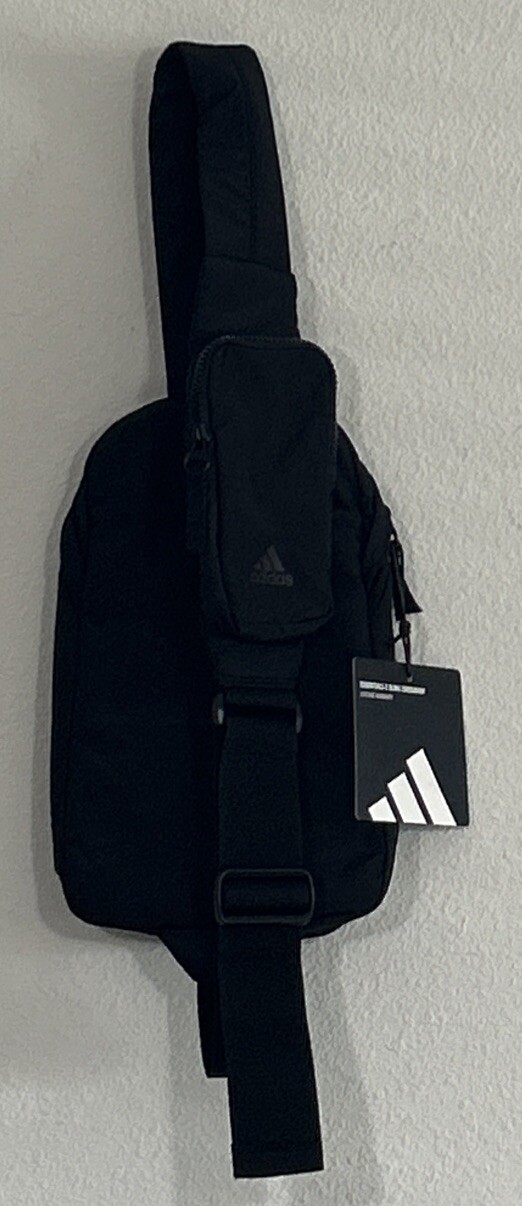 Adidas Essentials 2 Sling Crossbody Bag Black Lifetime Warranty