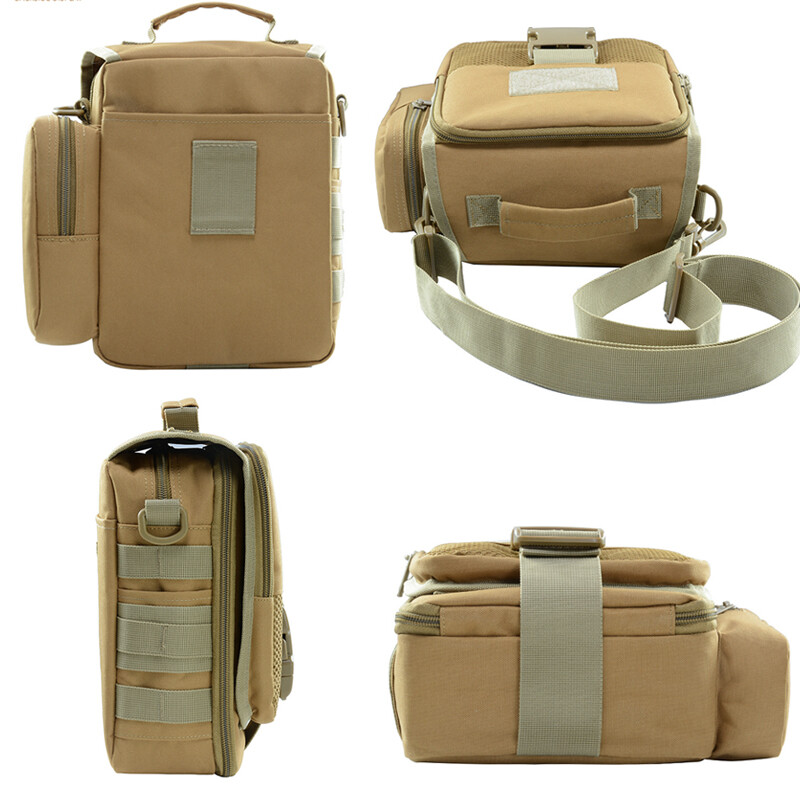 Outdoor Tactical Briefcase Shoulder Messenger Men Laptop Messenger Bag Handbag