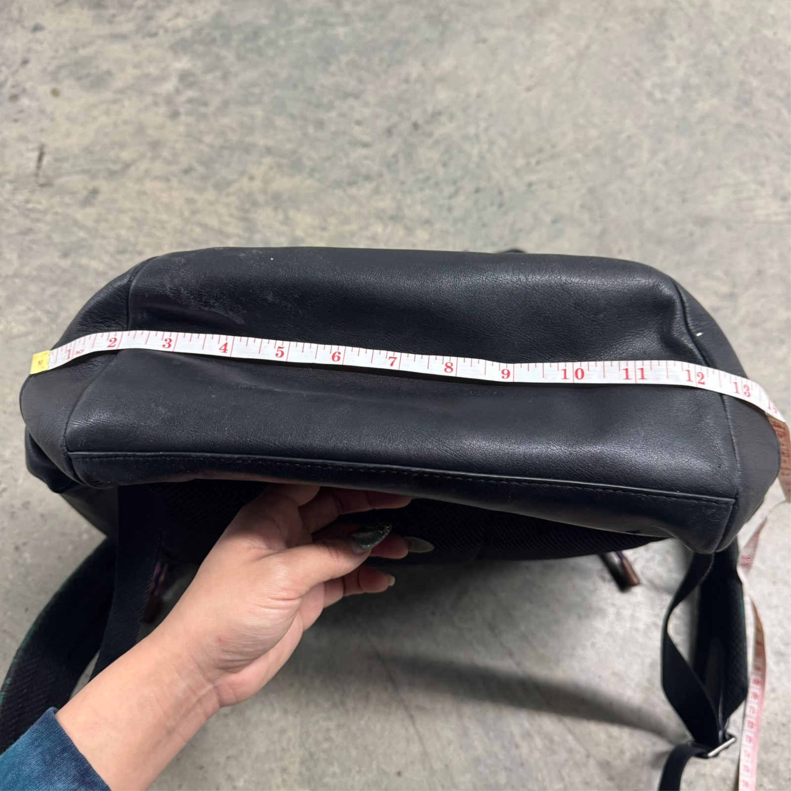 Disney X Coach Ranger Backpack Black Leather Wavy Large Padded Animal Print $650