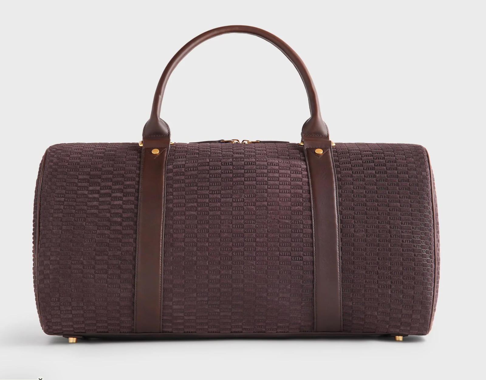 Exclusive Kith Monogram Suede Traveler K55 Bag in Magma color – BRAND NEW!