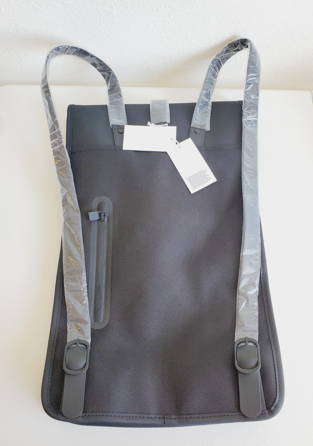 Xero RAINS ROLLTOP RUCKSACK Large BLACK WATERPROOF Messenger BAG Backpack $175