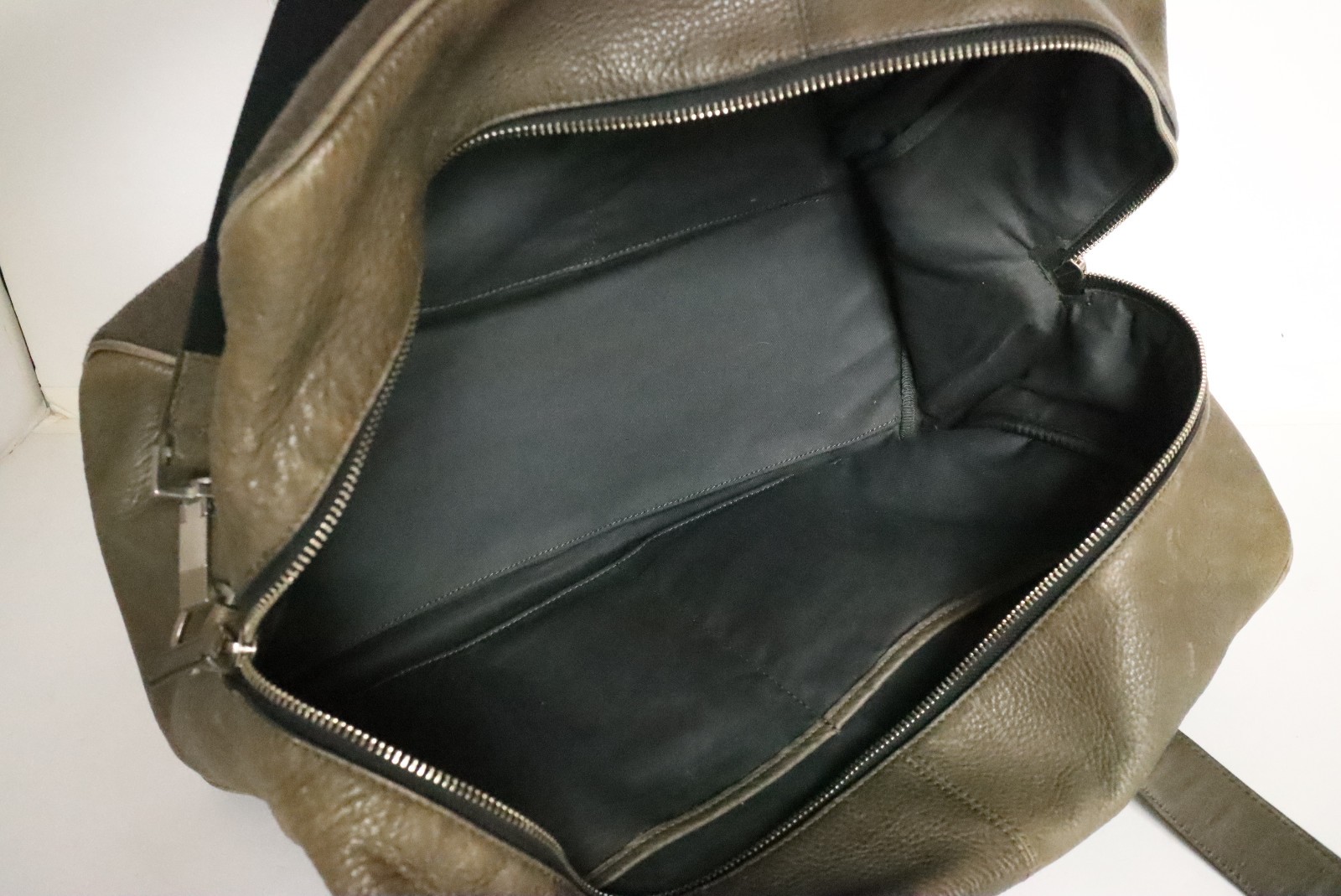Jack Spade Wool Cotton Leather Weekender Carry On Travel Duffle Bag Luggage