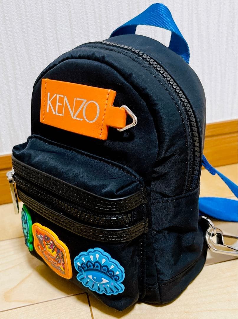 Kenzo Bts Icon Badges Mini Backpack Limited Edition Men’s bags, stylish, popular