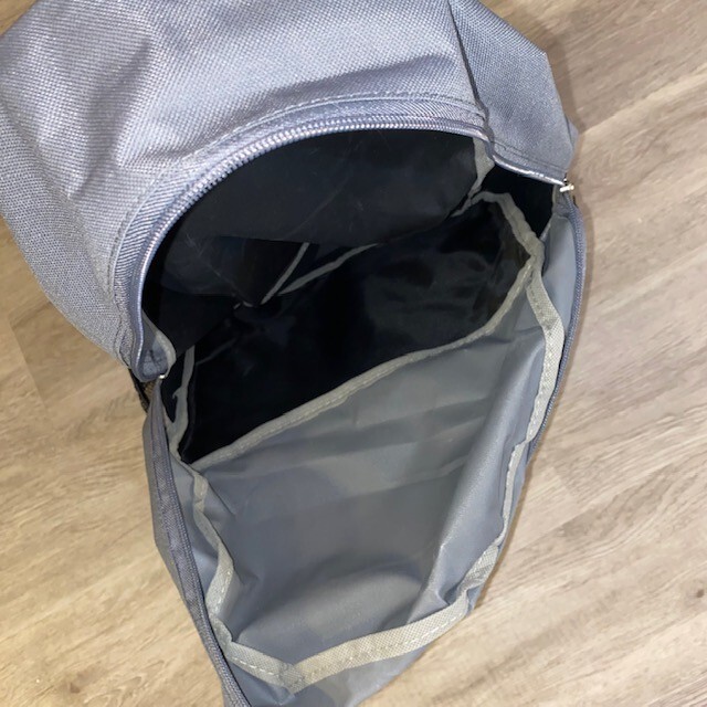 Trailmaker Equipment Backpack Mesh Pocket Black Gray School Hike