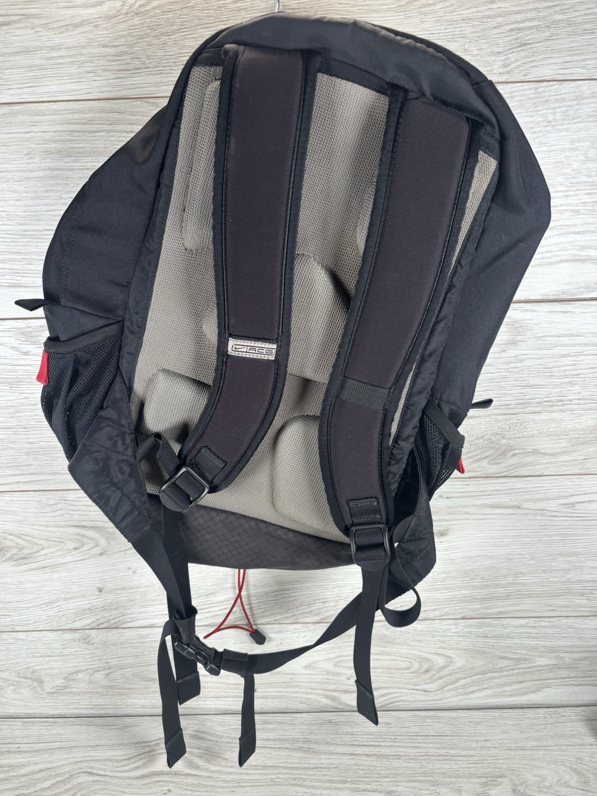 Nike ACG Backpack Black Gray & Red Technical Hiking Hunting Travel Durable READ